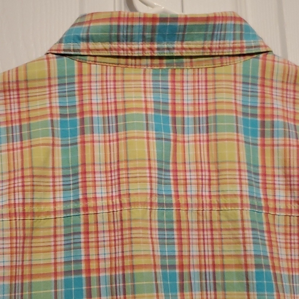 Twenty X Women's Tailored Fit Plaid Button Down Shirt Size Large - Picture 9 of 14